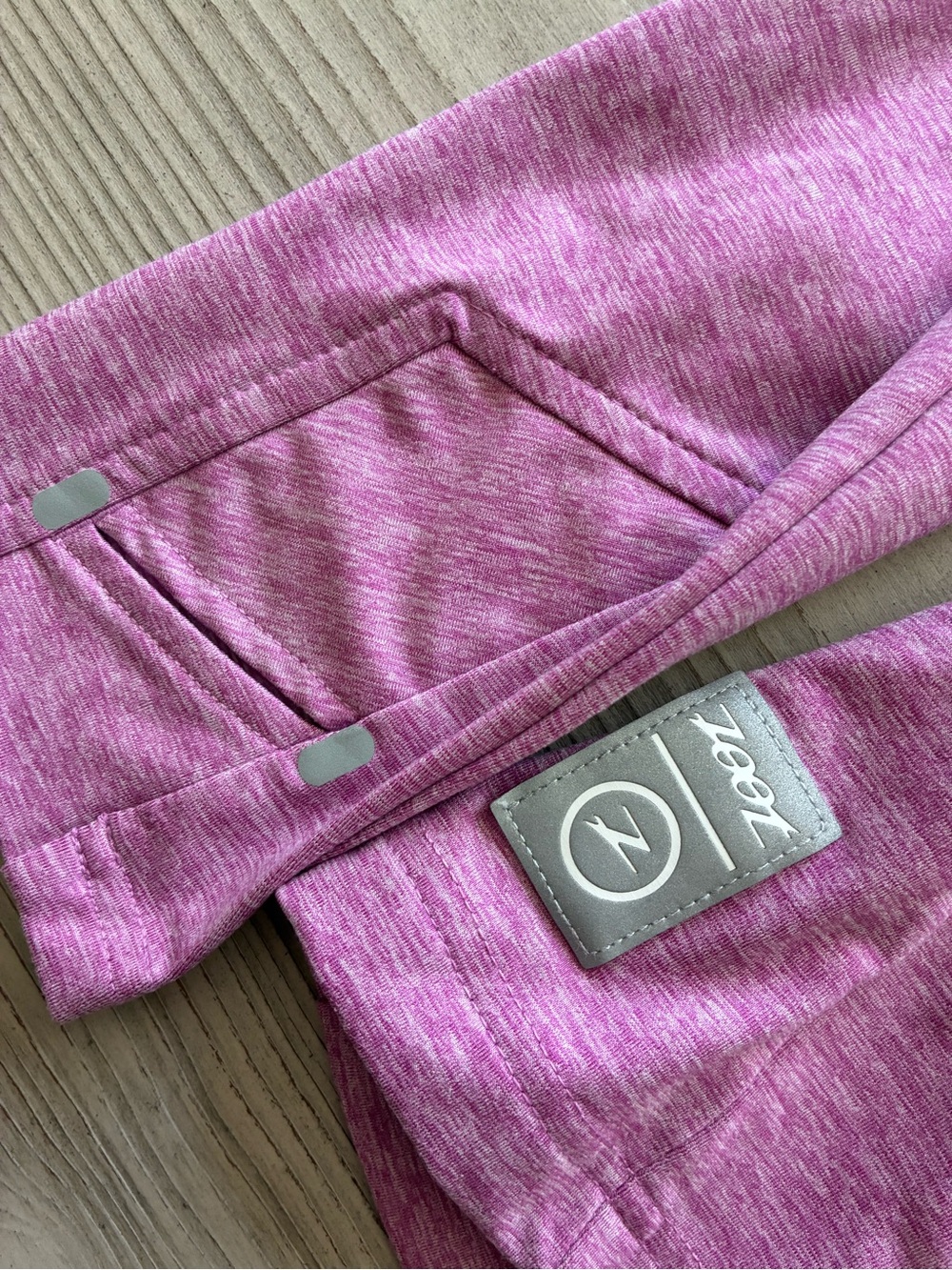Zoot Wind Swell Palm Pink, Teal & Black Striped Running Jacket - Picture 5 of 8